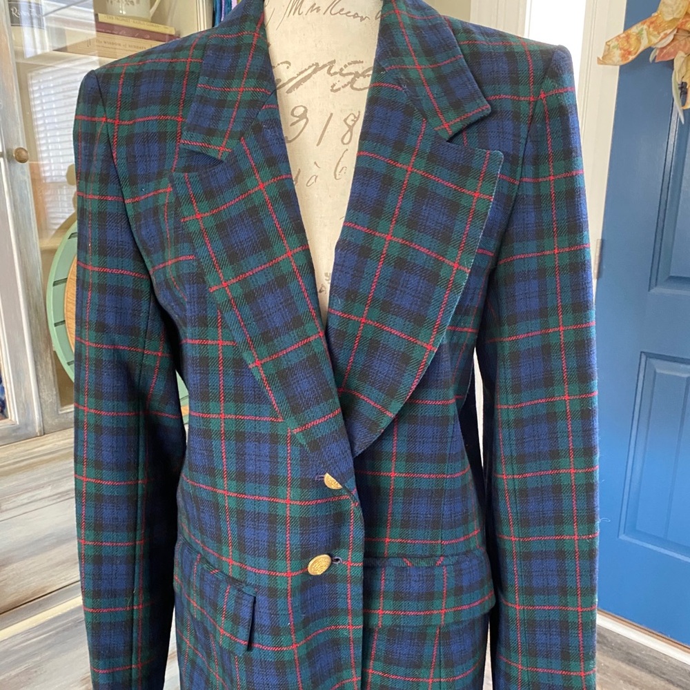 Vintage Pendleton Petite Wool Blazer
